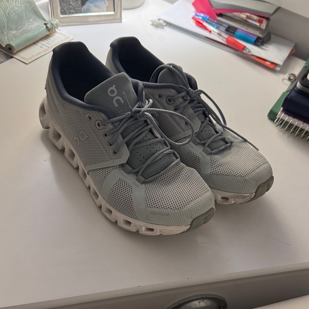 On Women's Athletic Shoes in Gray